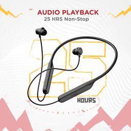 boAt Rockerz 378 Bluetooth Neckband with Spatial Bionic Sound Tuned by THX, BEAST™ Mode, ASAP™ Charge, Signature Sound, 25 Hours Playtime & BT v5.1(Active Black)