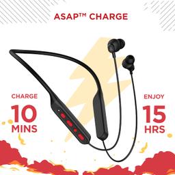boAt Rockerz 378 Bluetooth Neckband with Spatial Bionic Sound Tuned by THX, BEAST™ Mode, ASAP™ Charge, Signature Sound, 25 Hours Playtime & BT v5.1(Active Black)