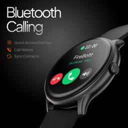 Fire-Boltt Phoenix Pro 35.3mm (1.39 inch) Bluetooth Calling Smart Watch, AI Voice Assistant, Metal Body with 120+ Sports Modes, SpO2, Heart Rate Monitoring (Black)