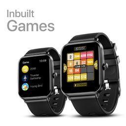 Fire-Boltt Ninja Call Pro Smart Watch Dual Chip Bluetooth Calling, 42.92mm (1.69 inch) HD Display, AI Voice Assistance with 100 Sports Modes, with SpO2 & Heart Rate Monitoring (Black)