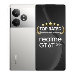 realme GT 6T (Miracle Purple,12GB RAM+256GB Storage) | India's 1st 7+ Gen 3 Flagship Chipset | 1.5M + AnTuTu Score | 5500mAh+120W | The World's Brightest Flagship Display