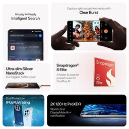 OnePlus 13 | Smarter with OnePlus AI (16GB RAM, 512GB Storage Black Eclipse)