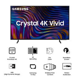 Samsung 108 cm (43 inches) 4K Ultra HD Smart LED TV UA43DUE70BKLXL (Black)