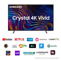 Samsung 108 cm (43 inches) 4K Ultra HD Smart LED TV UA43DUE70BKLXL (Black)