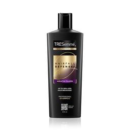 Tresemme Hair Fall Defense Shampoo 340 ml for strong hair with Keratin Protein, prevents hairfall due to breakage, nourishes dry hair & frizz for Men & Women