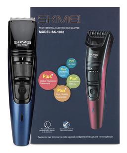Skmei Beard trimmer Hair Clipper (Corded) with 13 Length Settings,41 mm Wide Cutter, Stainless Steel Blades and Trim-n-Flow Technology for Men (SK-1002)