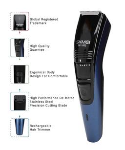 Skmei Beard trimmer Hair Clipper (Corded) with 13 Length Settings,41 mm Wide Cutter, Stainless Steel Blades and Trim-n-Flow Technology for Men (SK-1002)