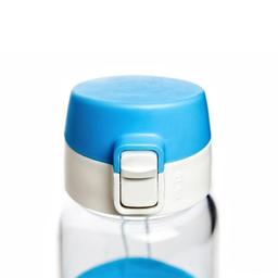 Signoraware Aqua Flip Top Glass Water Bottle, 550ml, Green