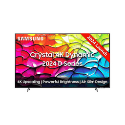 Samsung 108 cm (43 inches) D Series Brighter Crystal 4K Dynamic Ultra HD Smart LED TV UA43DUE80AKLXL (Titan Gray)