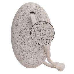 Kai Pumice Stone for Feet - Foot Scrubber for Exfoliating Dry Dead Skin - Natural Foot Stone Removes Callus on Hands, Heels, and Body - Curved Oval Shape