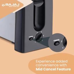 Bajaj ATX3 Auto POP Up Sandwitch Toaster Black 750W 2 Slices