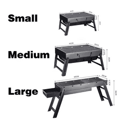 Outdoor Gas Cooktops Portable Home Barbecue Grill Folding Charcoal Grill Outdoor Travel Foldable Charcoal Grill