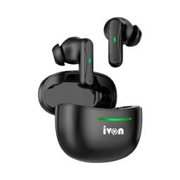 Ivon IV -TWS223 Wireless Earbuds & IVON Cell Phone Stand, Portable Fully Foldable Cell Phone Holder,Adjustable Phone