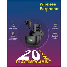 Ivon IV -TWS223 Wireless Earbuds & IVON Cell Phone Stand, Portable Fully Foldable Cell Phone Holder,Adjustable Phone