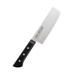 Kai Hocho Premium Nakiri Kitchen Knife & Kai Hocho Japanese Premium Petty Kitchen/Vegetable Knife, 4.8 Inch Blade, Black, with N-Duraa Kitchen Scissors