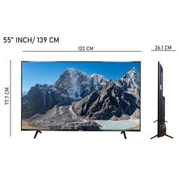 Panasonic 139 cm (55 Inches) 4K Ultra HD Smart Android LED TV TH-55MX850DX (Black) (2023 Model)