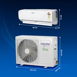 Voltas 1.5 Ton 3 Star Hot & Cold Inverter Split AC (Copper, Anti-dust Filter, 2023 Model, 183VH VECTRA PLATINA, White)