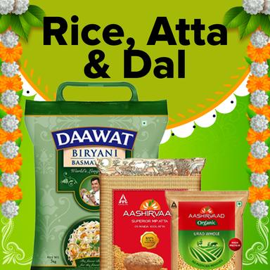Rice, Atta & Dal