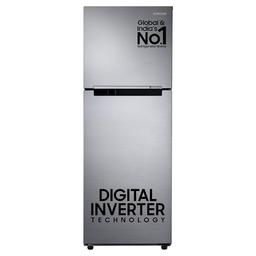 Samsung 236 L, 3 Star, Digital Inverter, Frost Free Double Door Refrigerator (RT28C3053S8/HL, Silver, Elegant Inox, 2024 Model)