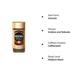 Nescafe Gold Blend Instant Coffee Powder, 200G Eden Jar