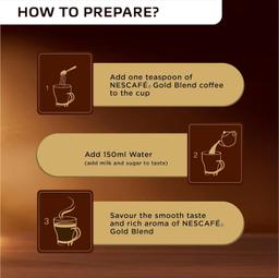 Nescafe Gold Blend Instant Coffee Powder, 200G Eden Jar