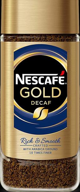 Nescafe Gold Blend Decaff Ground Coffee Glass Bottle Rich Aroma & Smooth Taste, 3.35 Oz ? 95 G