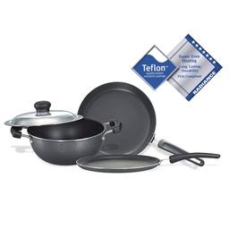 SmartQuick Present N-Duraa Non-Stick Kitchen Set, 3-Pieces Combo