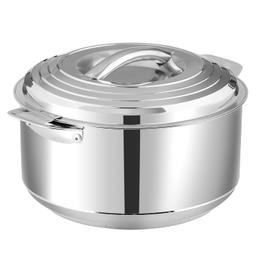 N-Duraa Stainless Steel Hot Pot Casserole Set. Hot and Cold Dish.Capacity 1000ml, 1500ml, 2500ml  Set of 3.