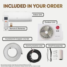 LG 1 Ton 4 Star DUAL Inverter Split AC (Copper, AI Convertible 6-in-1 with VIRAAT Mode, Faster Cooling & Energy Saving, 4 Way Swing, HD Filter with AntiVirus Protection, US-Q13JNYE, White)
