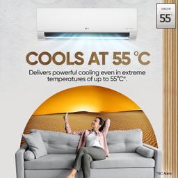 LG 1 Ton 4 Star DUAL Inverter Split AC (Copper, AI Convertible 6-in-1 with VIRAAT Mode, Faster Cooling & Energy Saving, 4 Way Swing, HD Filter with AntiVirus Protection, US-Q13JNYE, White)