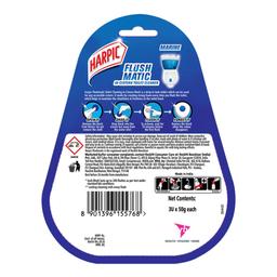 Harpic 150 gm - Marine, Flushmatic In-Cistern Toilet Cleaner Blocks | Toilet Flush Cleaner Balls