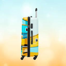 Safari Trolley Bag + Moulty Men Regular Jeans  2 Pcs+ Cotton Bath Towel 1 Pcs + Birra Acqua Perfume - 200ml