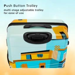 Safari Trolley Bag + Moulty Men Regular Jeans  2 Pcs+ Cotton Bath Towel 1 Pcs + Birra Acqua Perfume - 200ml