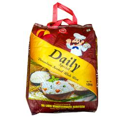 Daily Special Sorted Rice - 10 kg + Oil - 2 Ltrs +  Pure Malnad Honey - 1000 ml + Happilo Natural Almonds - 500 gms + Happilo Green Raisins - 500 gms