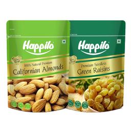 Daily Special Sorted Rice - 10 kg + Oil - 2 Ltrs +  Pure Malnad Honey - 1000 ml + Happilo Natural Almonds - 500 gms + Happilo Green Raisins - 500 gms