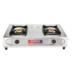 N-DURAA Jumbo plus Stainless Steel High Efficiency 2 Burner Gas Stove