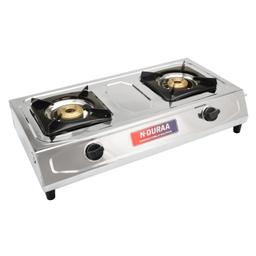 N-DURAA Jumbo plus Stainless Steel High Efficiency 2 Burner Gas Stove