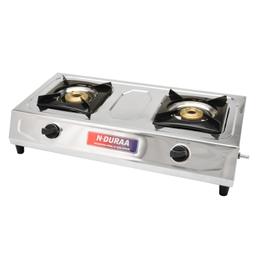 N-DURAA Jumbo plus Stainless Steel High Efficiency 2 Burner Gas Stove