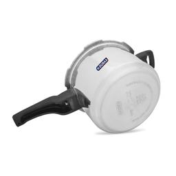 N-DURAA Aluminium Gas and Induction Compatible Outer Lid Pressure Cooker 3 L