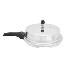 N-DURAA  Pressure Cooker, Outer Lid, Silver, Aluminium, 12 Liters