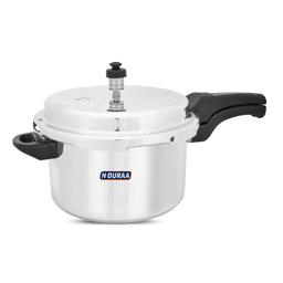 N-DURAA POLO Aluminum Pressure Cooker 3 Litres Outer Lid