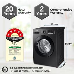 Samsung 9 kg, Hygiene Steam with Inbuilt Heater, Digital Inverter, Fully-Automatic Front Load Washing Machine,