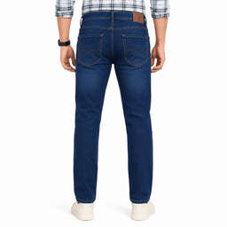 Men Blue Mid Rise Slim Fit Jeans
