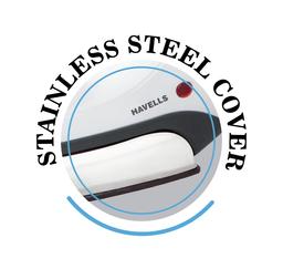 Havells Plastic Era 1000-Watt Dry Iron (Grey/White), 1100 Watts,