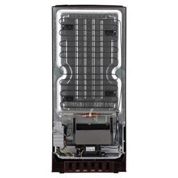 LG 185 L 4 Star Inverter Direct-Cool Single Door Refrigerator (GL-D199OSEY, Scarlet Euphoria, Base stand with drawer)