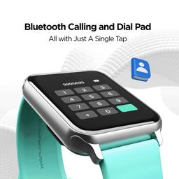 boAt Wave Call Smart Watch, Smart Talk w/Advanced Dedicated Bluetooth Calling Chip, 1.69 HD Display w/ 550 NITS & 70% Color Gamut, 150+ Watch Faces, Multi-Sport Modes,HR,SpO2(Caribbean Green)