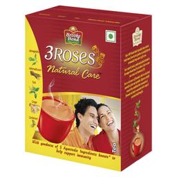 RED LABEL Brooke Bond 3 Roses Natural Care Tea, with 5 Ayurvedic Ingredients, 100 g