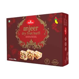Haldiram's Anjeer Dry Fruit Burfi 400 Gm X 1 Box