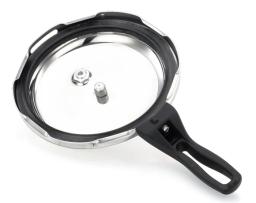 N-Duraa Stainless Steel Pressure Cooker with Outer Lid Combo 5ltr and 2ltr