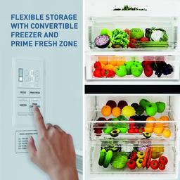 Panasonic NR-BK418BQKN 357l 2 Star Prime Convertible AI Econavi 6-Stage Smart Inverter Frost-Free Double Door Bottom Mount Refrigerator